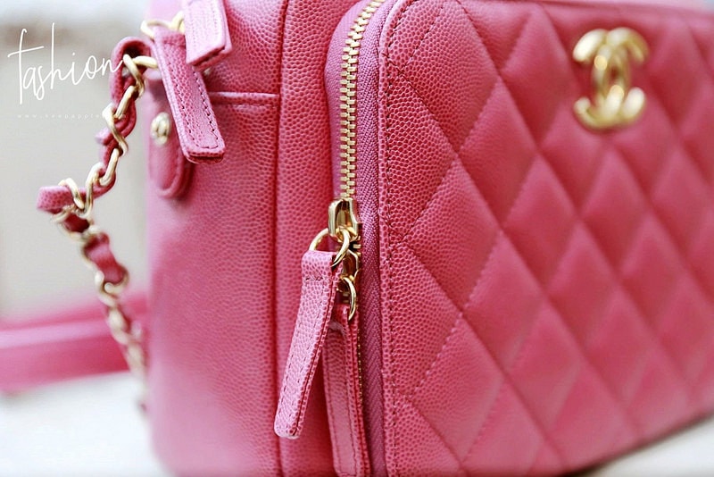【敗家】德國漢堡購入的CHANEL香奈兒深粉紅休閒側背包開箱 // 荔枝皮好保養又好看 - 第6張圖 IMG_2439