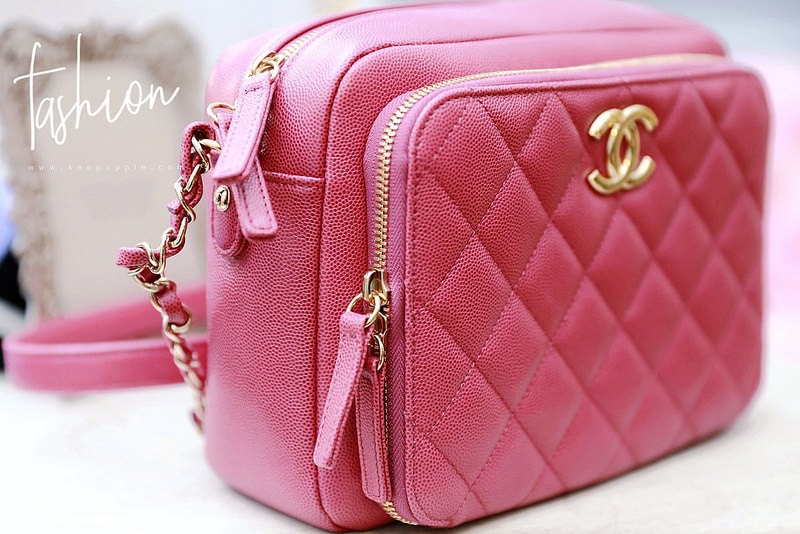 【敗家】德國漢堡購入的CHANEL香奈兒深粉紅休閒側背包開箱 // 荔枝皮好保養又好看 - 第9張圖 IMG_2442