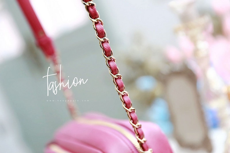 【敗家】德國漢堡購入的CHANEL香奈兒深粉紅休閒側背包開箱 // 荔枝皮好保養又好看 - 第12張圖 IMG_2448