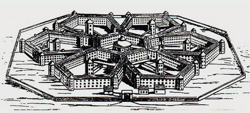 【逼先生專欄】《世界監獄進化史》跑步機從這裡誕生!? - 第26張圖 millbank-prison(View from the Mirror)