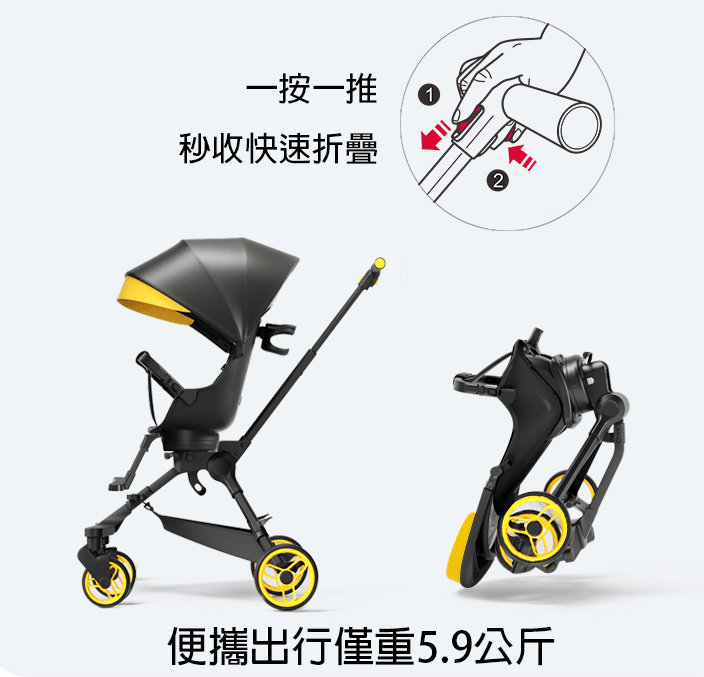 【育兒】義大利lecoco Martin Air可調角度雙向秒收輕推車。座椅可以360度旋轉讓寶寶出門散步時更安心