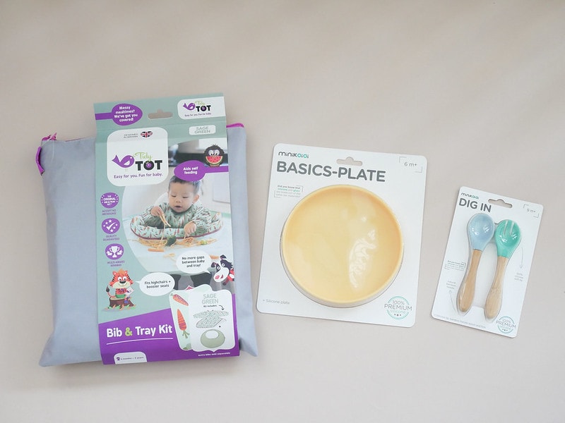 【育兒】寶寶吃飯好物分享🍴英國Tidy TOT防髒吸盤圍兜、土耳其minikoioi矽膠吸盤餐具+學習水杯、美國lil Sidekick固齒防掉帶 - 第103張圖 P1300057