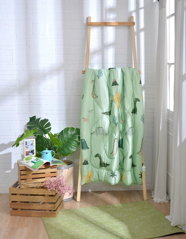 【生活】熱賣好口碑Great Living格蕾寢飾。專櫃正品床寢/大人暖被/兒童暖被/天絲床包組 冬季限時團 - 第40張圖 BLQ22559BF《侏儸紀帝國-綠》